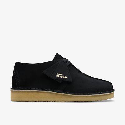 Clarks Women's Desert Trek Black Suede 26178463 | eBay