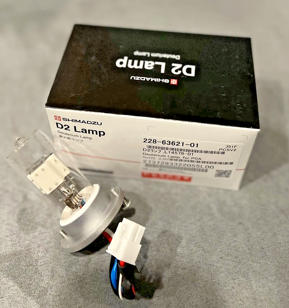 Shimadzu 228-63621-01 Deuterium D2 lamp i-Series PDA, 228-55626-01