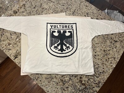 Vultures Long Sleeve Shirt - YZY Yeezy Kanye West, White, Size 2