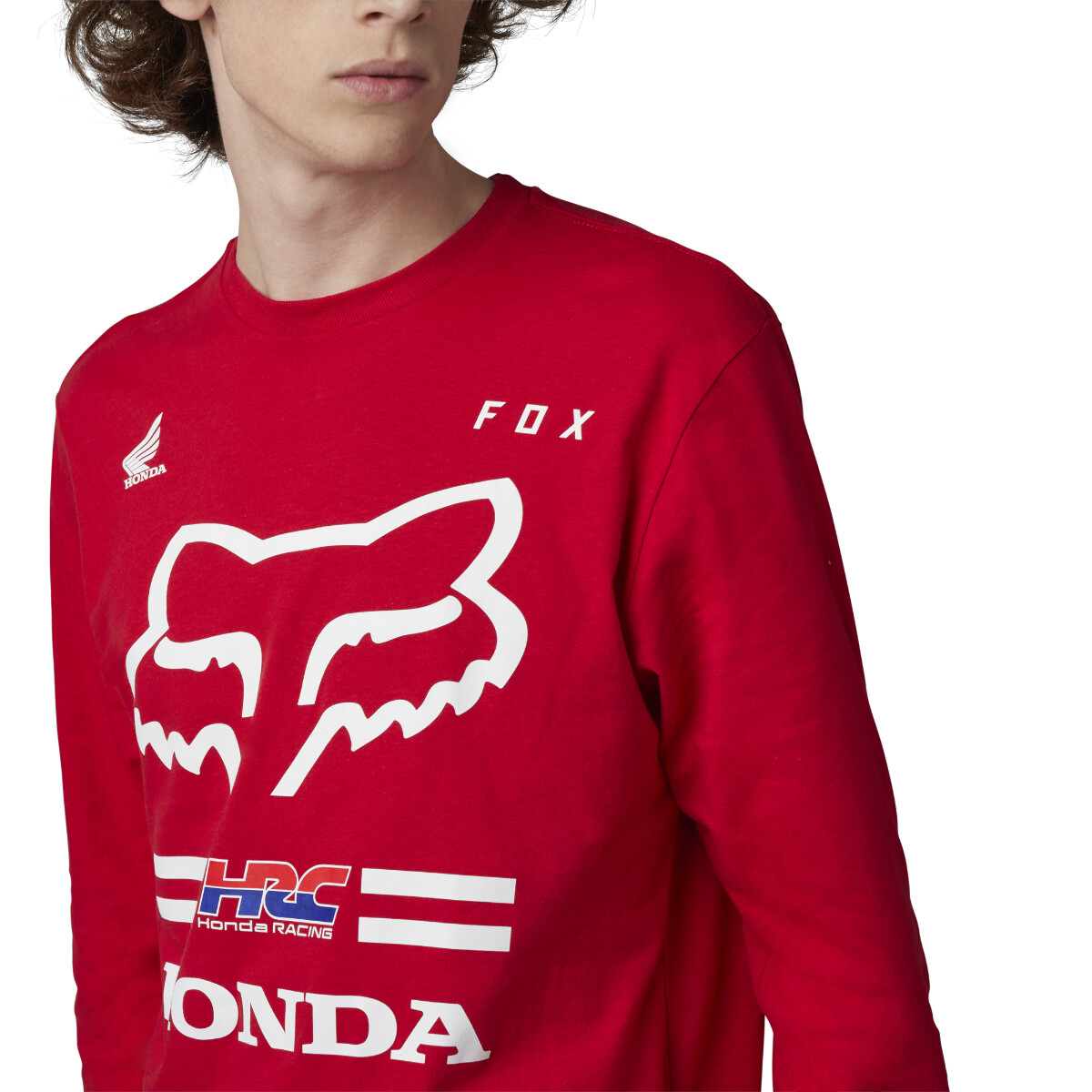 Fox Racing Fox X Honda Long Sleeve Men's Crew Tee T-shirt LS MX