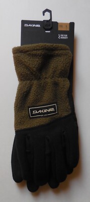 Dakine Transit Fleece Gloves Running Sport Winter Men Dark Olive