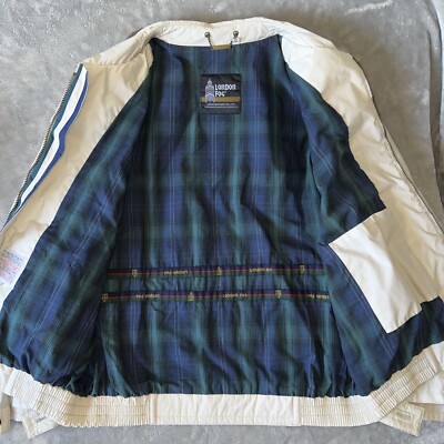 Vintage 1990s London Fog Mens L Jacket Insulated Lined Full Zip