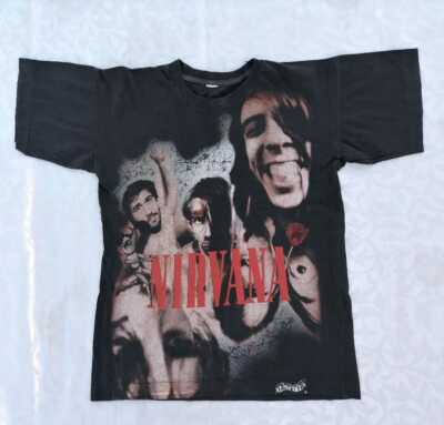 NIRVANA VINTAGE BANDTEE 90S EMPIRE SINGLE STITCH SHIRT | eBay