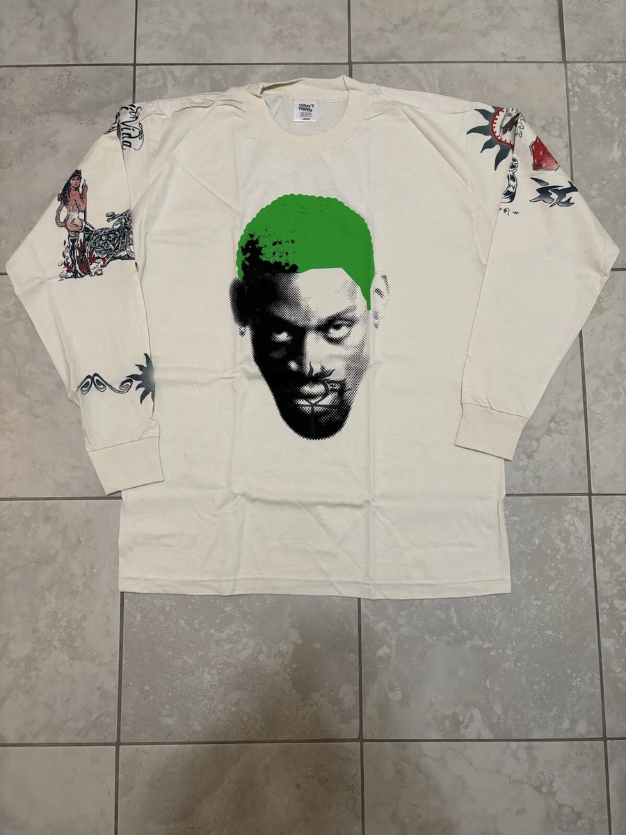 Rare vintage 90s 1996 Dennis Rodman tattoo t shirt | eBay