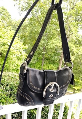 Coach H0669-10316 Vintage SMALL Soho Black Leather Shoulder Bag | eBay