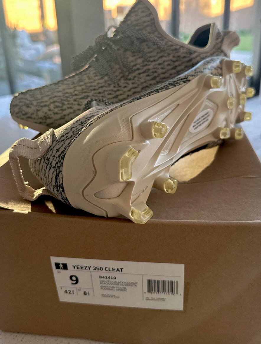 Size 9 - adidas Yeezy 350 Cleat Turtle Dove. American football
