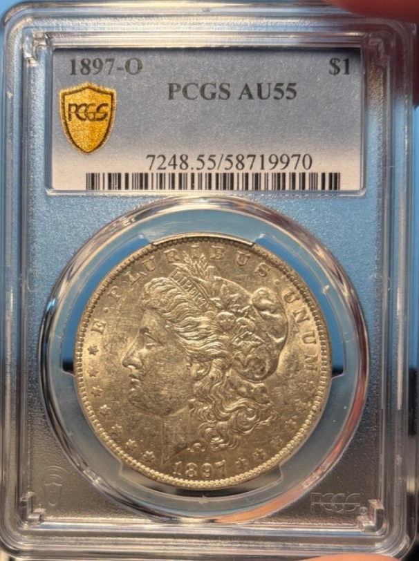 AU 55 Graded Morgan US Dollars (1878-1921) for sale | eBay