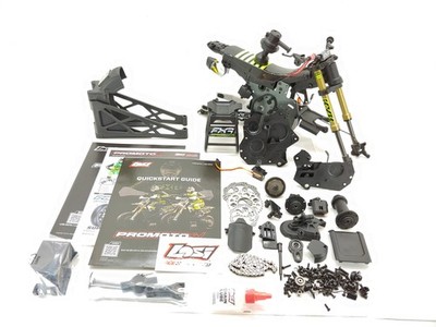 NEW: Losi Promoto BUILDERS KIT! Chassis w/ Gyro System: Finish