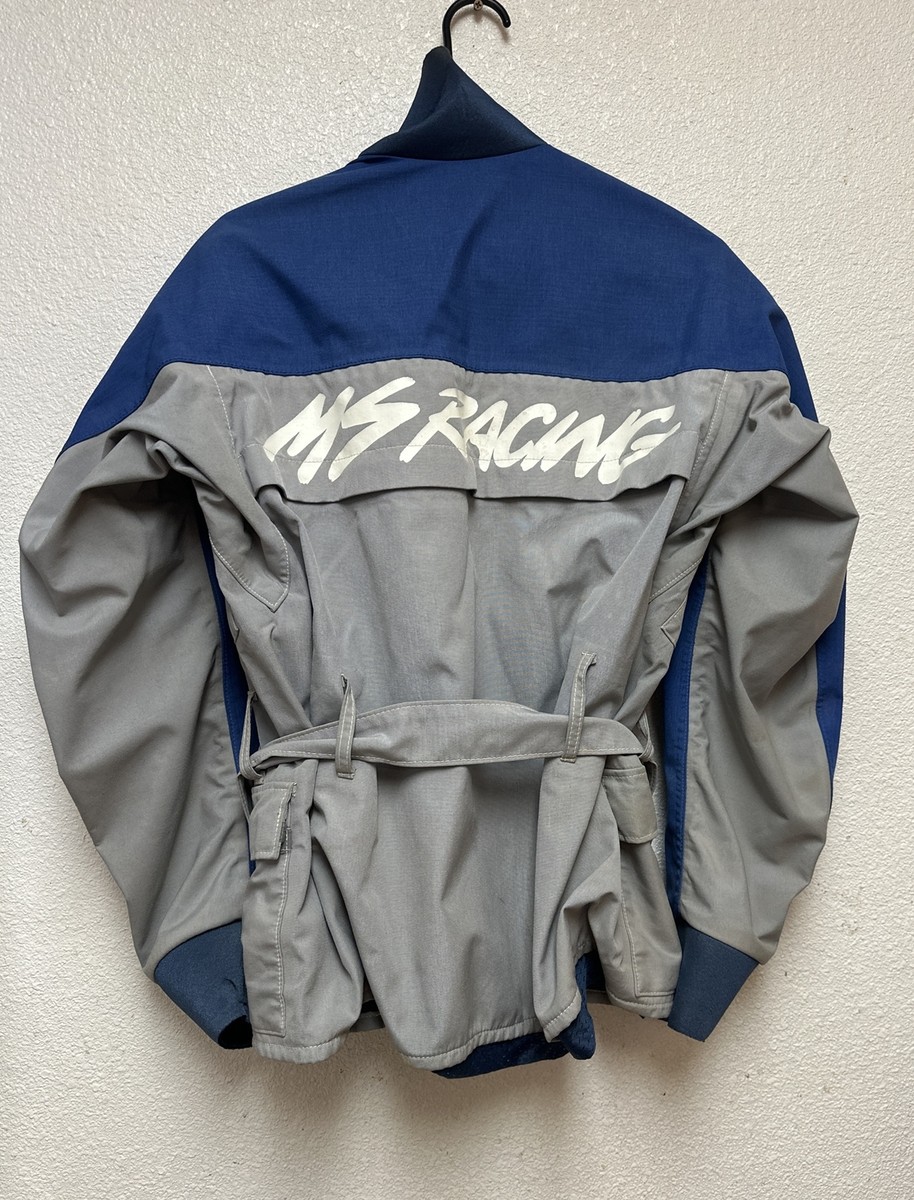 MS Racing Men Gore-Tex Isde Enduro Pro Jacket Blue Grey Sz M Read