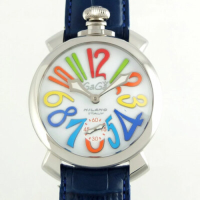 GaGa MILANO Manuale 48mm 5010.01S Men's Wristwatch with Box [VG