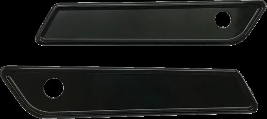 Pro One Small Black Saddlebag Cover Latch Cover Harley Road King