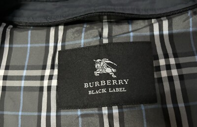 Great Condition Burberry BLACK LABEL JAPAN Navy Trench coat Nova