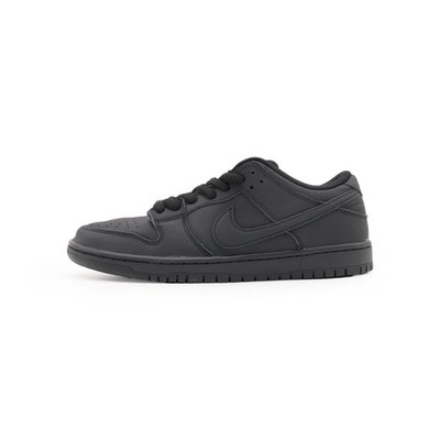 FJ1674-001 Nike SB Dunk Low Pro ISO Triple Black Anthracite Orange