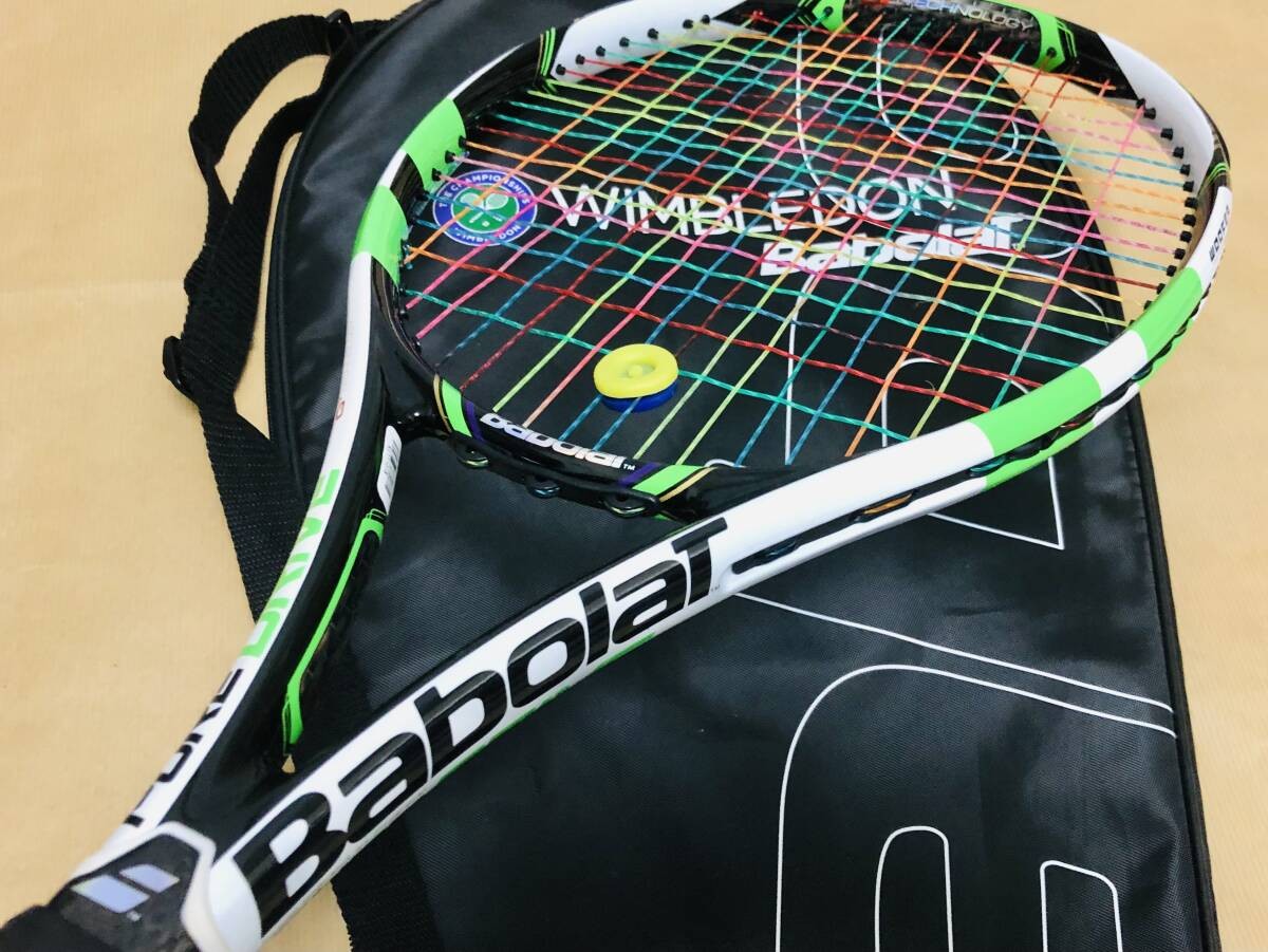 Babolat Pure Drive Wimbledon 2014 Limited Green Tennis Racket +