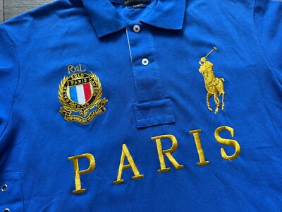 Polo Ralph Lauren Paris France #5 Polo Shirt Big Pony Chief Keef