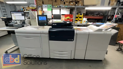 Xerox Versant 180 Production Press Bypass Tray Booklet Finisher