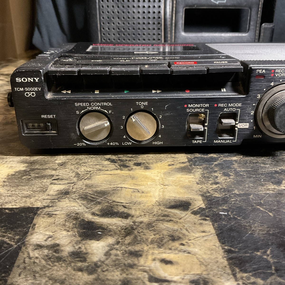 Sony TCM-5000EV 3 head Pressman Profession Portable Mono Voice