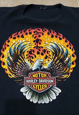 Vintage 90s Harley Davidson Long Sleeve T Shirt | eBay