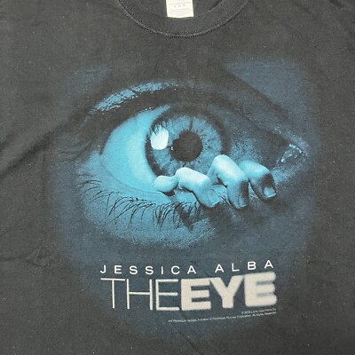 The Eye Jessica Alba Horror Movie Promo Tee T Shirt XL | eBay