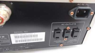 Marantz PM6100SA Integrated Amplifier Power Supply Voltage 100V