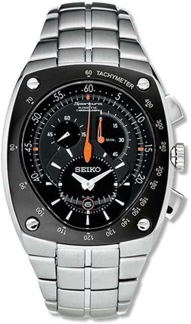 Seiko Sportura Men's Black Watch - SNL015 for sale online | eBay
