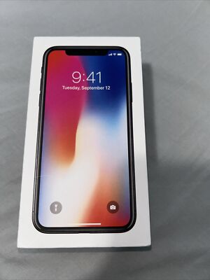 Apple iPhone X Space Gray 256GB - Original Box - Box Only | eBay