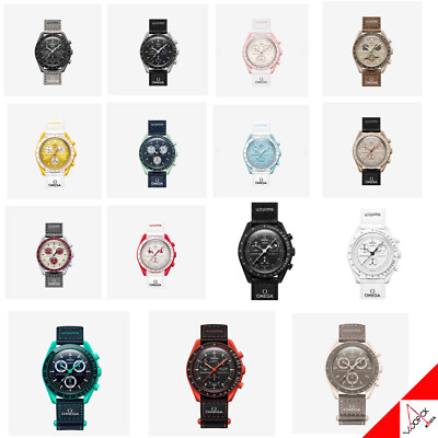 SWATCH x OMEGA MOONSWATCH/SNOOPY/ON EARTH BIOCERAMIC Collection