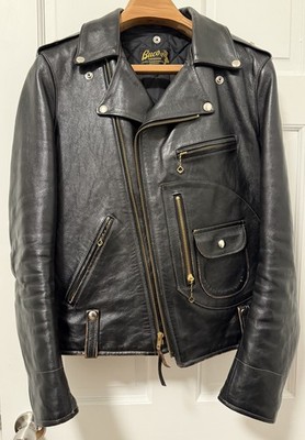 The Real McCoys Buco J-24 Double Riders Leather Jacket Size 40 | eBay