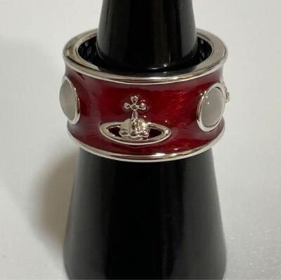 Vivienne Westwood Ring Size 6.5-7 King Silver Red NO BOX [EJ209 | eBay
