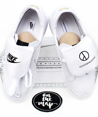 Nike x Peaceminusone Kwondo 1 G-Dragon Triple White UK 8.5 US 9.5