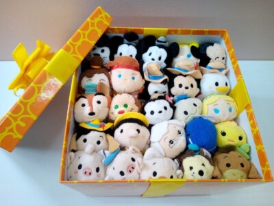 RARE Disney TSUM TSUM 4th Anniversary Box SET Exclusive to Disney