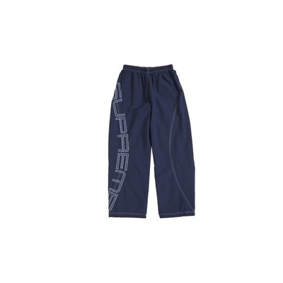 Supreme Spellout Embroidered Track Pant SS25 Navy Size: Medium | eBay