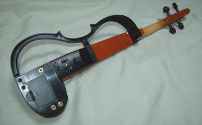 Yamaha SV-110 Electric Silent Violin Brown Good | eBay