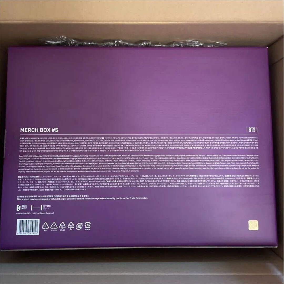 BTS MERCH BOX 5 Official ARMY Membership Set Mini Luggage New | eBay