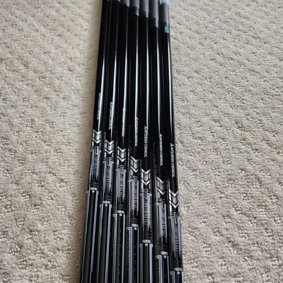 New Uncut Mitsubishi MMT Graphite Iron Shafts 105 Stiff Flex .355