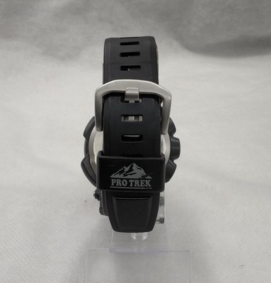 CASIO PROTREK PRW-5000 Solar Radio Quartz Men's Watch Black Dial