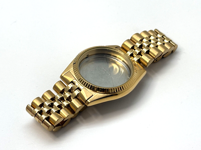 NOS SEIKO Case & JUBILEE BRACELET 7N43-8119 36mm Gold Base Metal S
