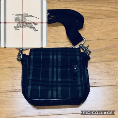 Burberry London Blue Label Made In Japan, Genuine Leather, Nylon