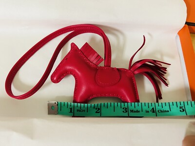 HERMES Milo Lambskin Rose Mexico Horse Rodeo Fuschia Purple