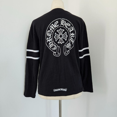 Chrome Hearts 33 Horseshoe Logo Baseball Long Sleeve Jersey | eBay
