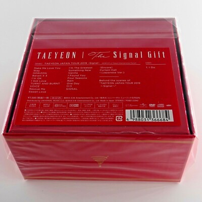 TAEYEON (GIRLS' GENERATION) The Signal Gift JAPAN DVD-BOX | eBay