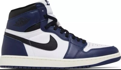 Nike Air Jordan 1 High OG Shoes Midnight Navy White DZ5485-401 Men
