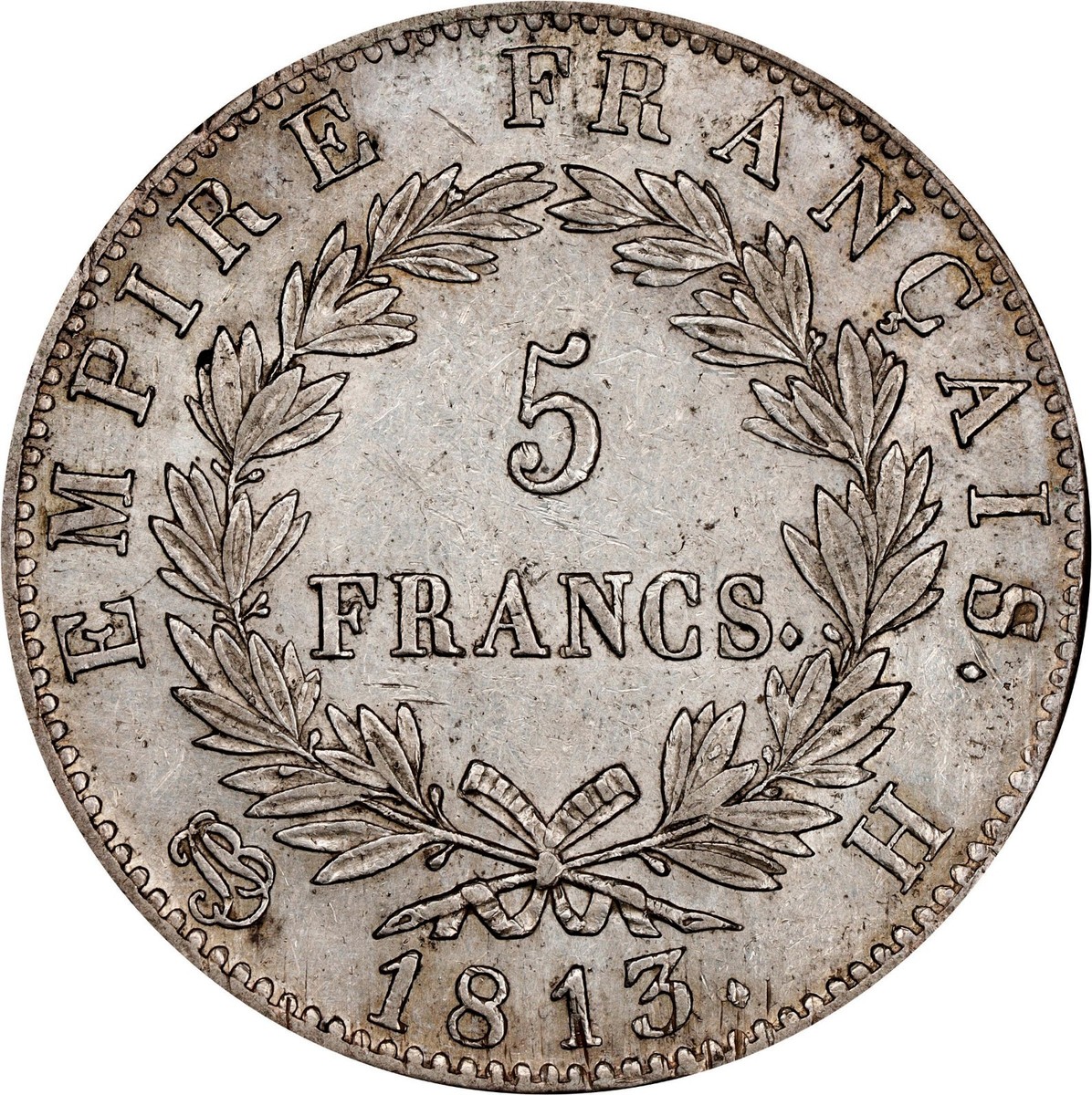 FRANCE 5 Francs 1813-H Napoleon I PCGS AU La Rochelle Mint | eBay