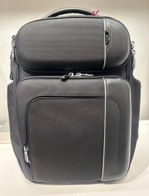 NEW Tumi ARRIVE BARKER 17.0” Laptop Backpack - BLACK w/ Leather