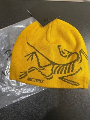 Arc'teryx Bird Head Toque Beanie Yellow Merino Wool Winter Hat