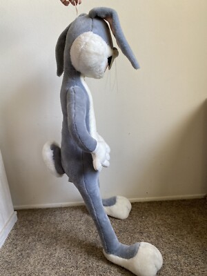 Bugs Bunny Vintage 1989 Plush Jumbo 40” Warner Bros “Mighty Star