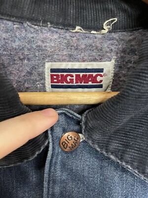Vintage 70s JC Penney Big Mac Workwear USA Denim Blanket Chore