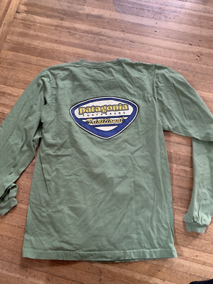 VTG 90s Patagonia Beneficial T's Tee Shirt Long sleeve Mens S