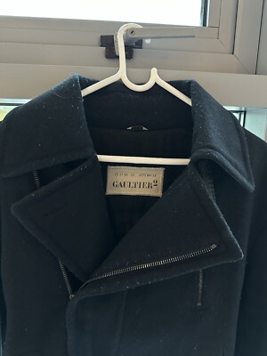 Jean Paul Gaultier - Gaultier2 Navy Pea Coat Size M | eBay UK