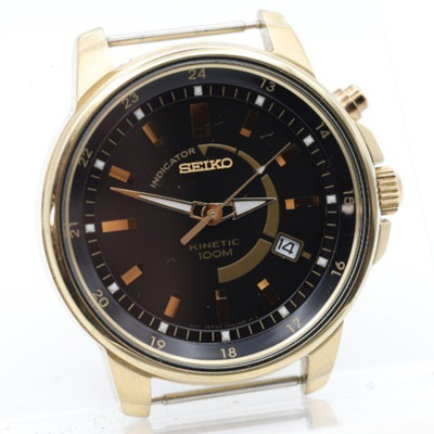 SEIKO KINETIC 100M 5M62-0BN0 WRIST WATCH 40.6mm 19mm LUG (JV) | eBay